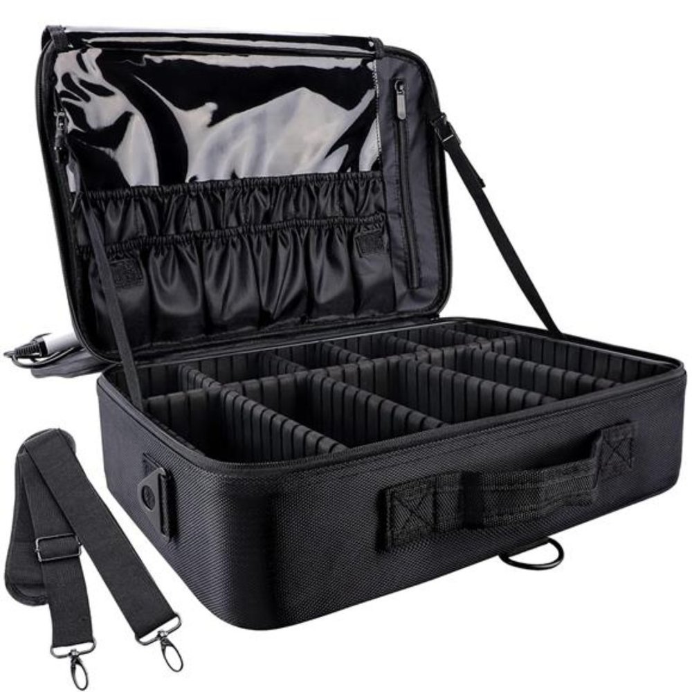 Travel Makeup Train Case Professional MakeupCase 16"Large Capacity Cosmetic Case